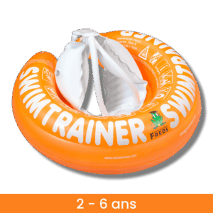 Bouée Swimtrainer classique orange : pour enfants de 2 à 6 ans.